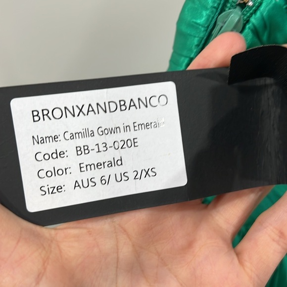 Bronx and Banco Camilla Gown in Emerald - Picture 7 of 11